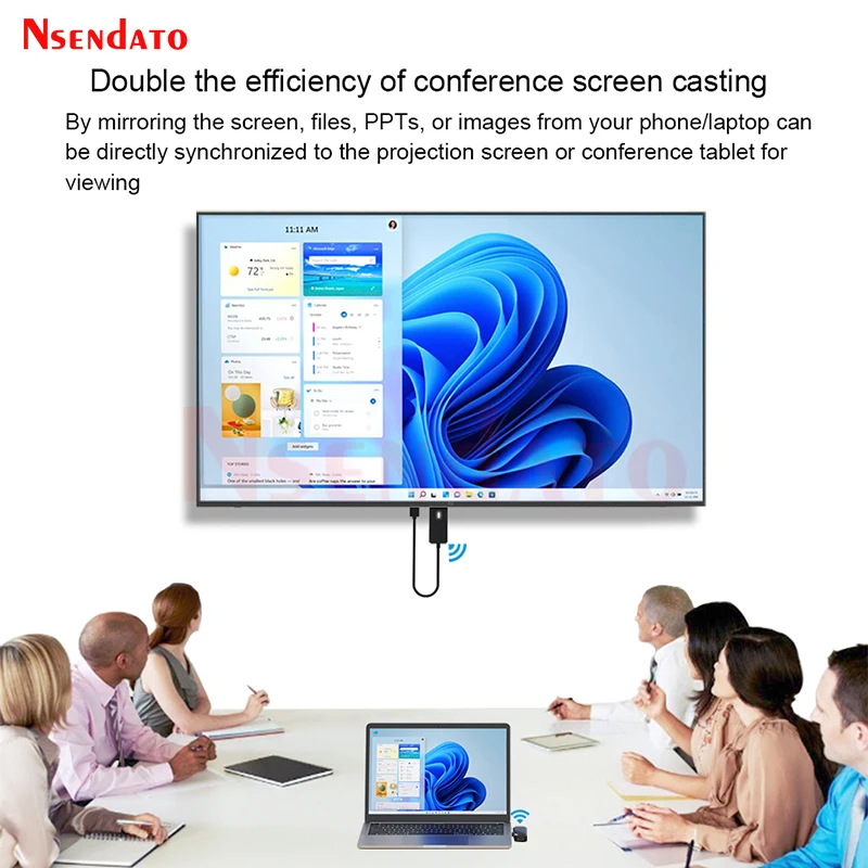 Wireless Type C to HDMI Video Transmitter Receiver Kit 50M 1080P Wireless HDMI Extender Kit 50M for TV Camera Projector Phone PC