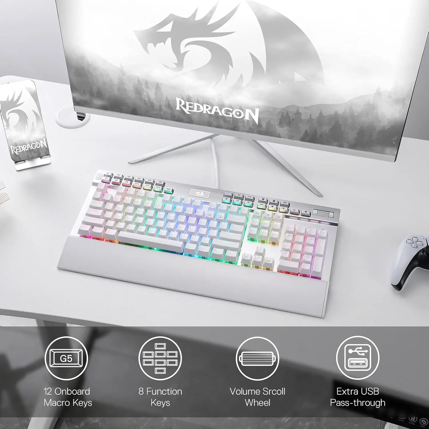 Redragon K550 RGB Keyboard 5