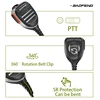 UV-18 Pro Max Waterproof Microphone Speaker 2-Pin K Type/Waterproof  Type Tangent Headset For Quansheng Baofeng Walkie Talkie 4