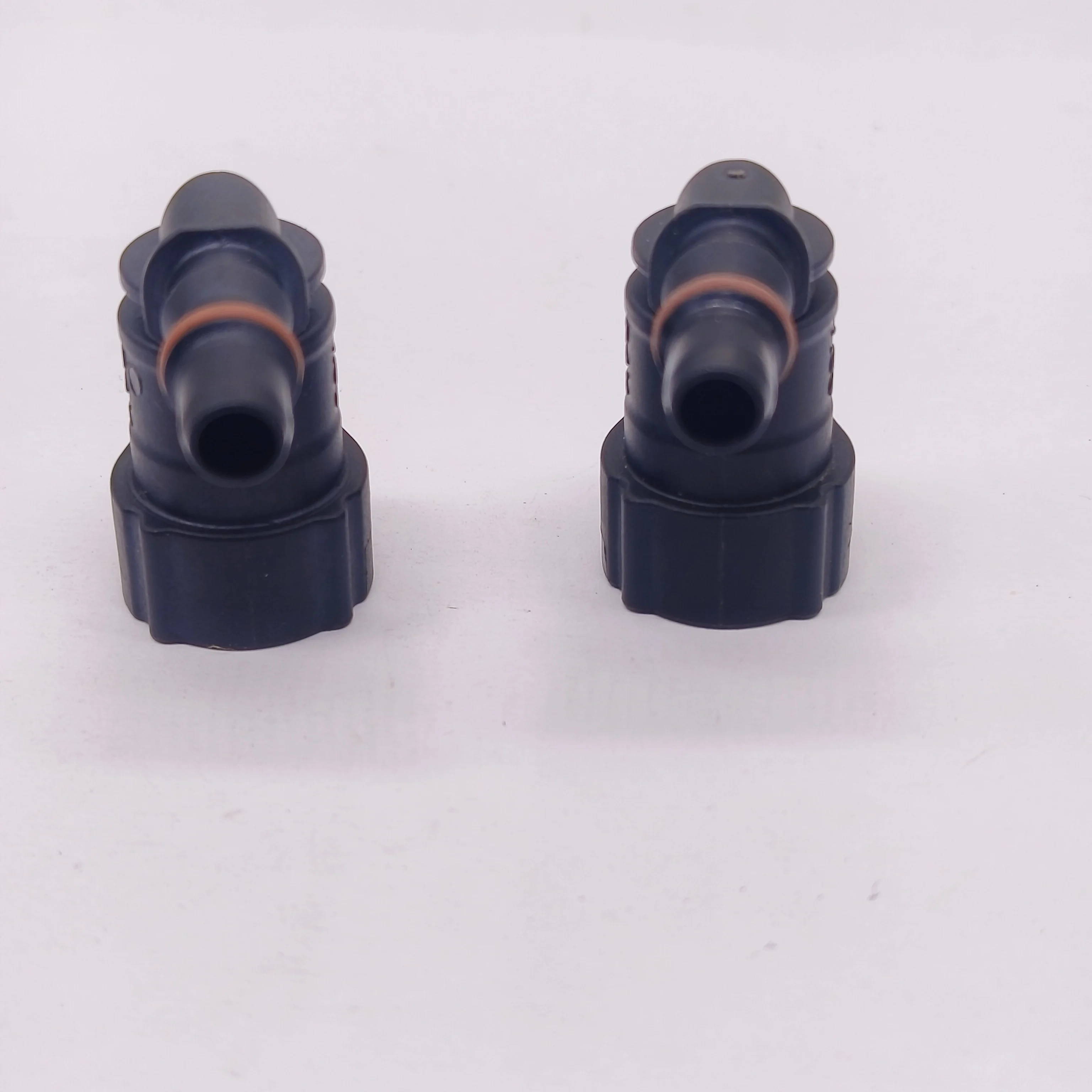 Auto Car Fuel Line Hose Quick Release Connector 2pcs x 7.89 ID6 90&deg; Female Carburetor Part