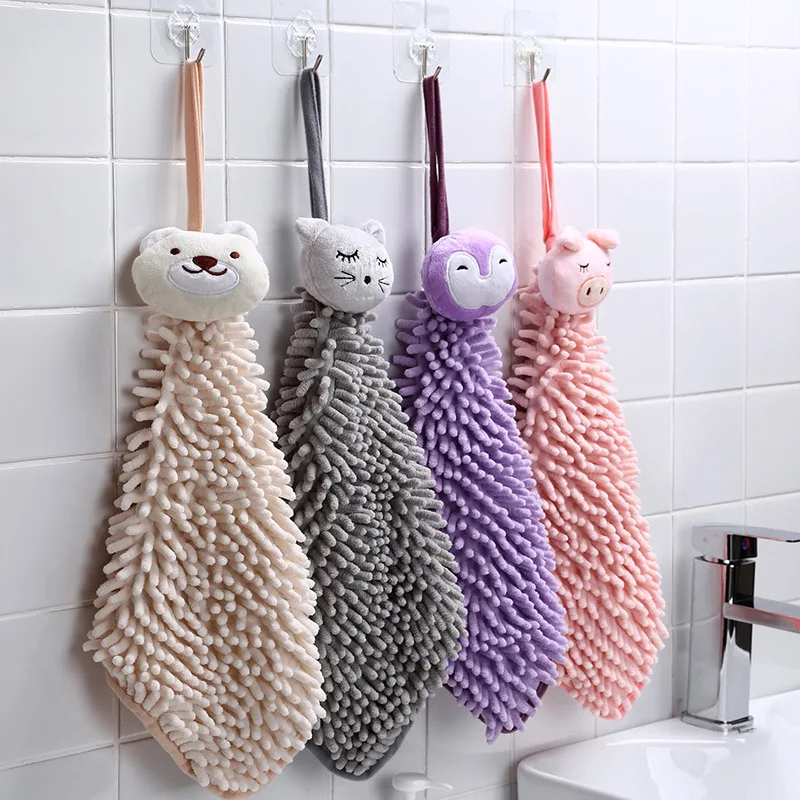 Hand Towel With Hanging Loop Kitchen Hand Towels With Hanging Loop Kids  Towels Hand Kitchen Soft And Skin Friendly Super Absorbent Suitable For