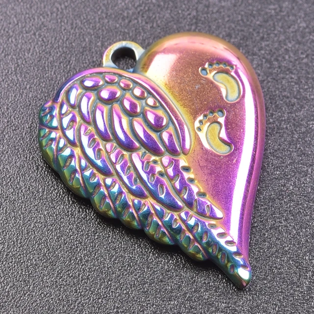 Stainless Steel Pendants Charm Love and Weapons Set 5pcs 2