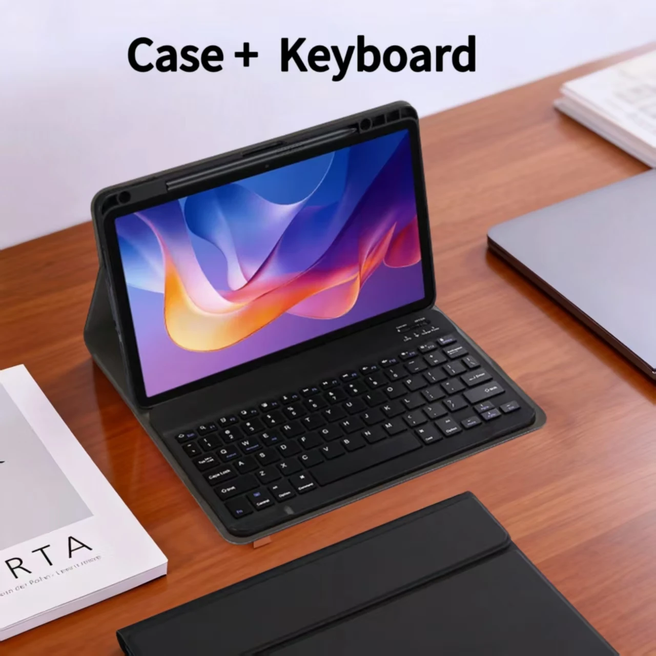 Xiaomi Redmi Pad 2 Premium Keyboard Cover with Removable Wireless Bluetooth Keyboard