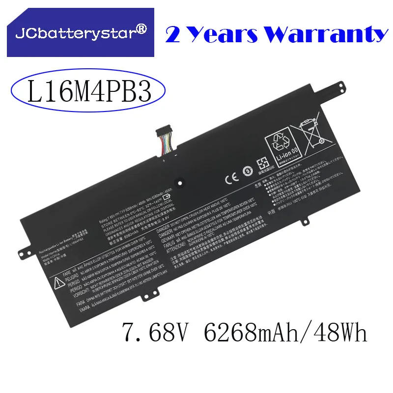 

JC high quality L16C4PB3 Laptop Battery For Lenovo IdeaPad 720S-13ARR 720S-13IKB Series L16M4PB3 L16L4PB3 7.68V 268mAh 48WH