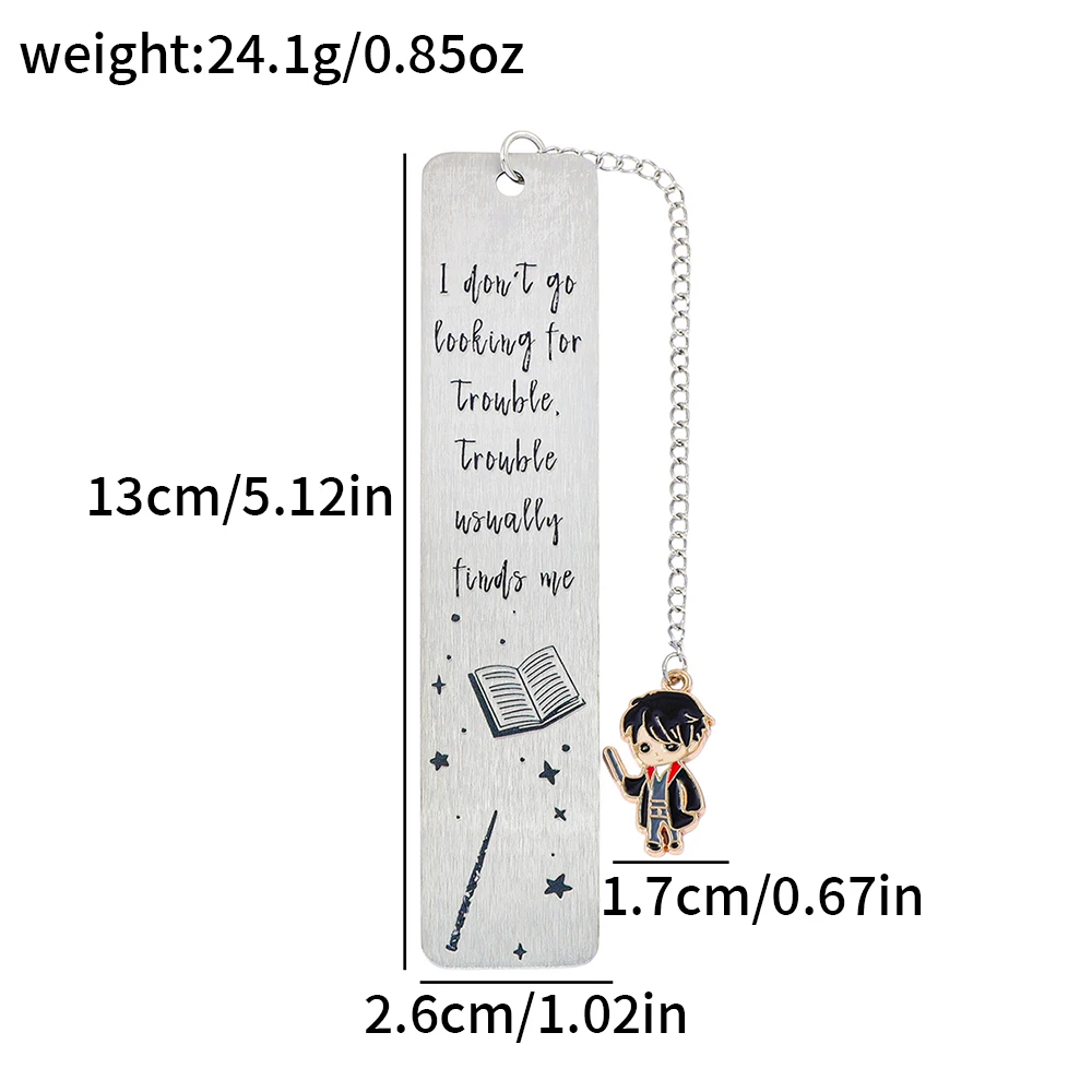 סימניות פנטזיה של אקדמיה הקסמים, מעוצבות על ידי הארי-פוטר, תודה על מתנת המורה, אביזרי ספר לתלמידים, סטטי חמוד