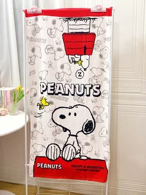 Snoopy Cartoon bath towel absorbent cotton bath towel children bath towel beach towel kid boy girl blanket 120x60cm 2