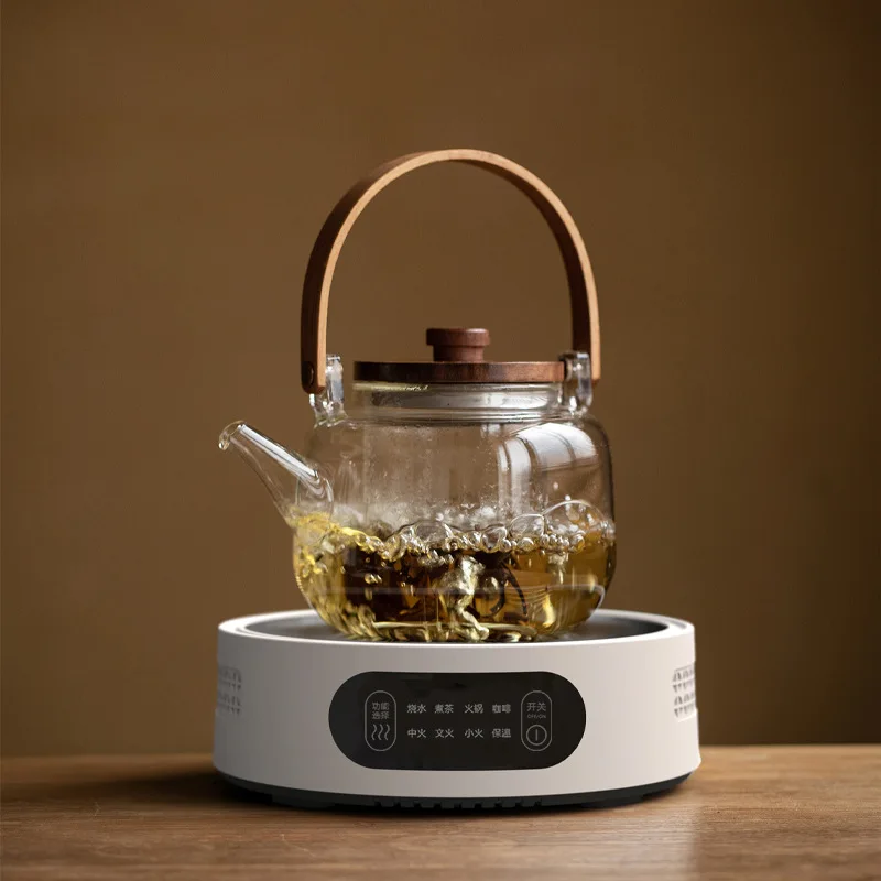 1300W Electric Ceramic Heaters electric tea stove electric furnace Tea Mocha Coffee Maker Heating Furnace Electric Tea Stove 8 Gear Adjust Temperature Heater 220V