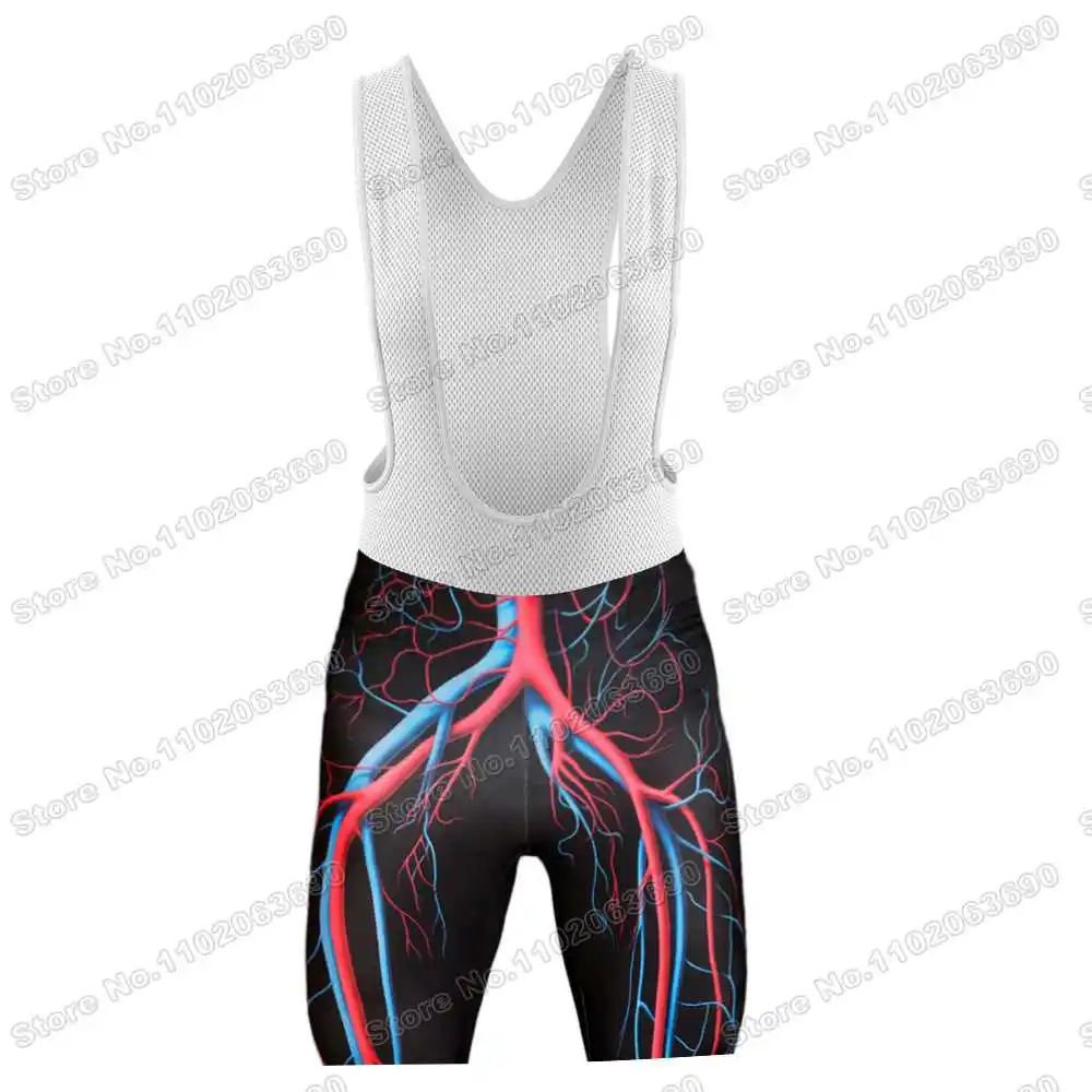 2023 Human Circulatory System Cycling Jersey Set Summer Cycling Clothing Men Road Bike Shirt Suit Bicycle Bib Shorts MTB Maillot 5