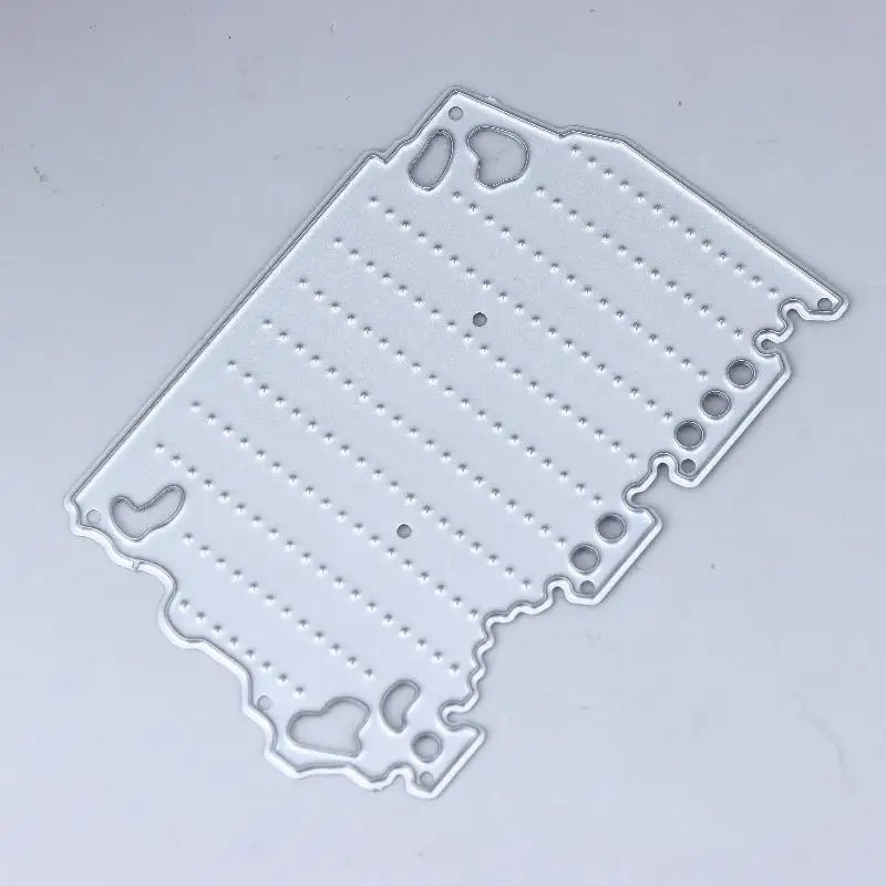 빈티지 미니 바인더 프레임 탄소강 스탬핑 몰드 (스크랩북, 저널링 장식 및 기프트 카드 제작용)