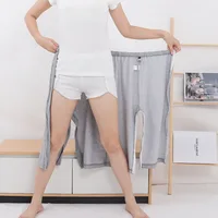 Elderly Diaper Crotch Pants Paralyzed Incontinence Fracture Patients Easy  Put on And Take Off Men and Women  Adult Cloth Diaper 2