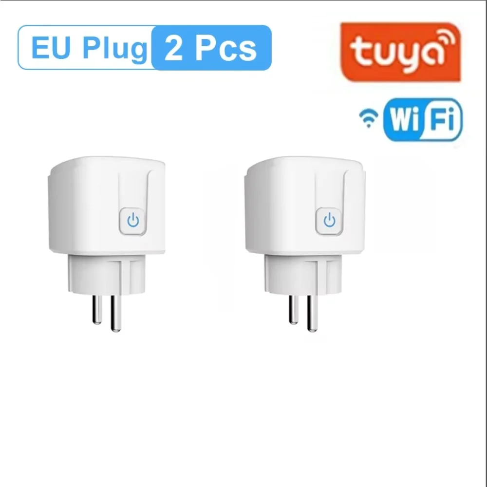 Smart WiFi Plug with Power Monitoring and Remote Control - Compatible with Smart Home Assistants