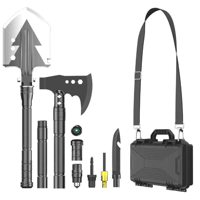 MultifunctionalShovelOutdoorSurvivalAxeGardenFoldShovelsFold