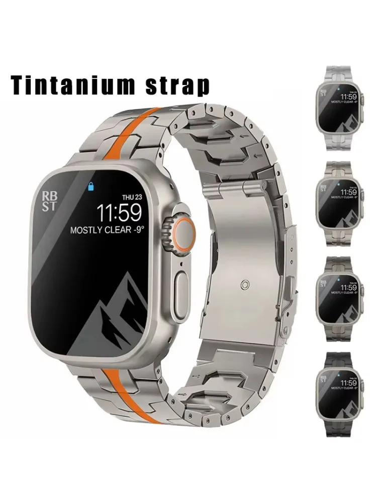 Luxury Men's Titanium Watch Strap - Premium Style Bracelet