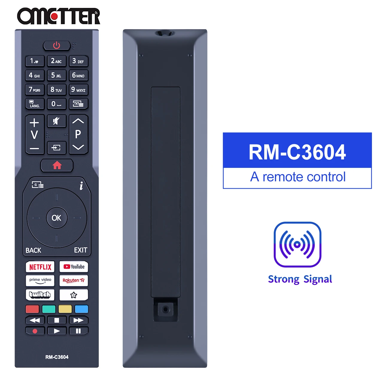 JVC Rm-c3174 504q2220104 télécommande pour les téléviseurs LCD JVC – avec deux 121 AV Piles AAA incluses