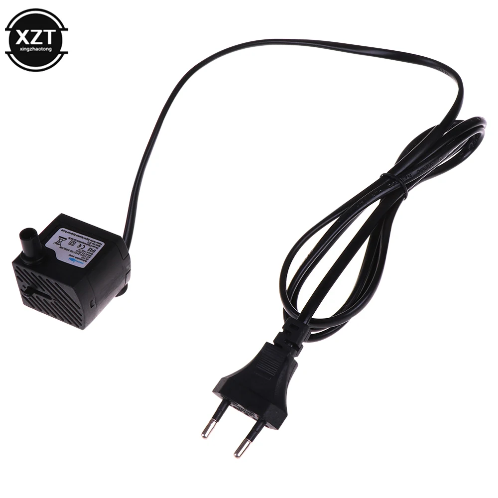 1.1M AC 220V 3W Water Pump Fish Tank Filter Submersible Pump Ultra-quiet Aquarium Fountain Air Fish Pond Tank EU Plug 2