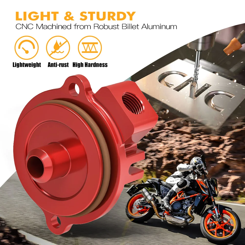 Für KTM 690 Enduro R SMC R690 Duke R 2012–2023 Motorölfilterdeckelabdeckung Husqvarna 701 Supermoto Enduro GasGas ES700 SM700 – Detail 24