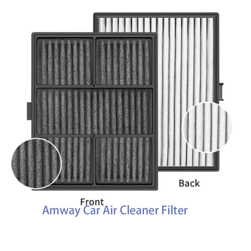 Hepa e Filtro de Carvão Ativado para Carro Purificador de ar Purificador de ar Adequado para Amway 121637ch