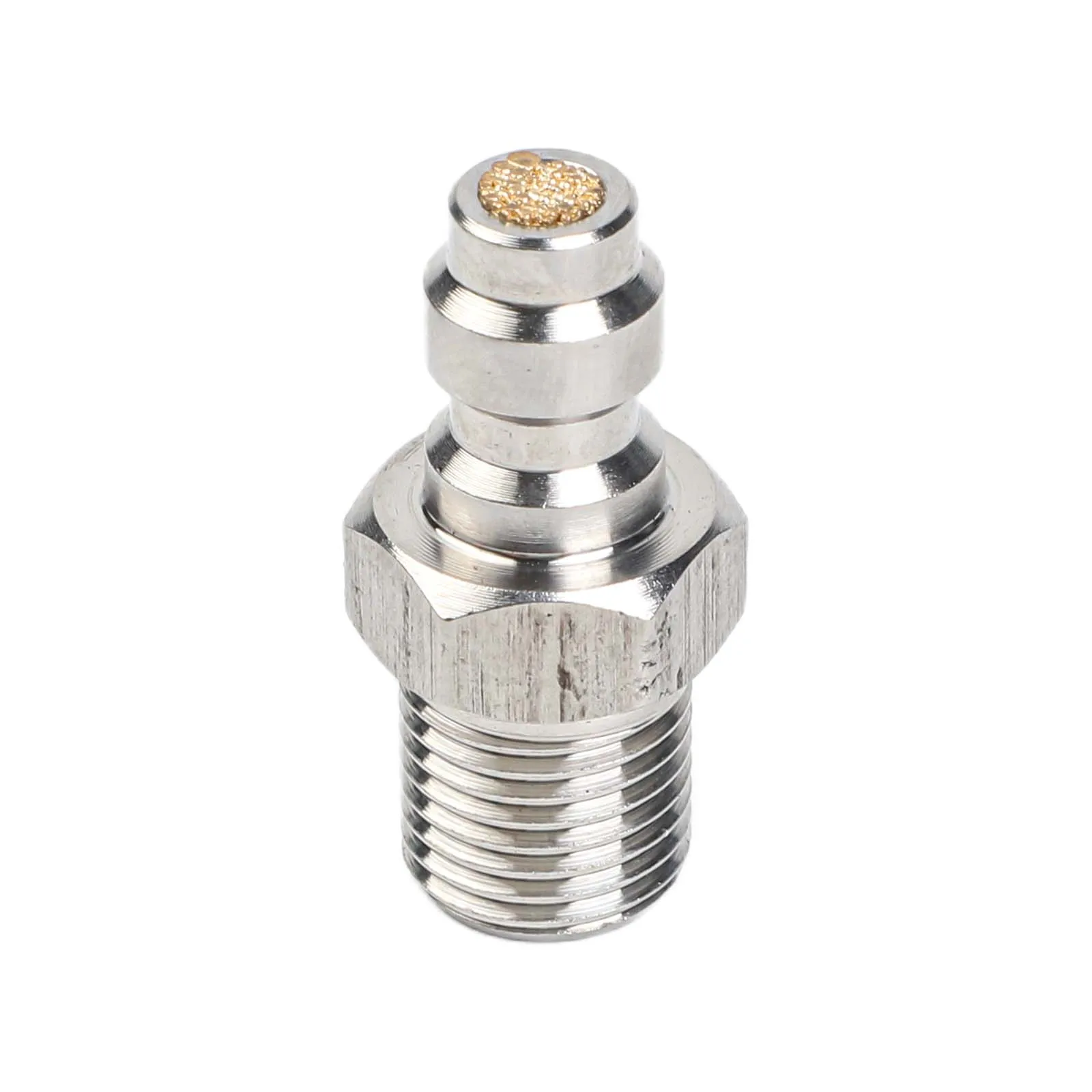 8mm Quick Connect Check Valve Assembly with Filter for High Pressure Pump Refill M10x1 Stainless Steel Fitting