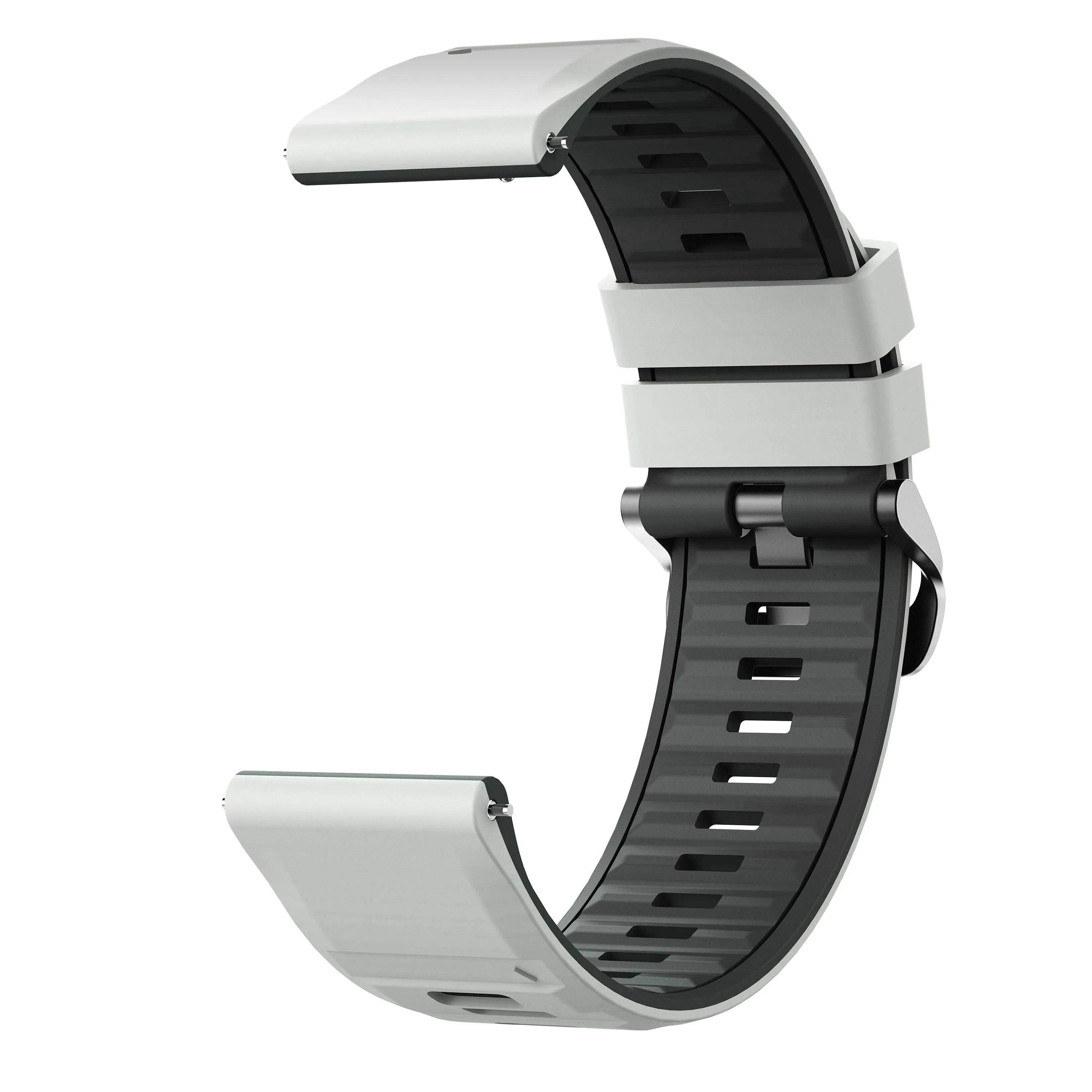 Sports Silicone Watch Band Replacement, 20mm/22mm Strap - Durable & Comfortable Fit