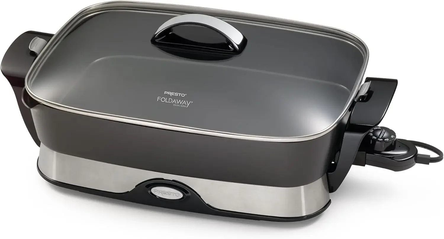 NEW NEW 06857 16-inch Electric Foldaway Skillet, Black 2