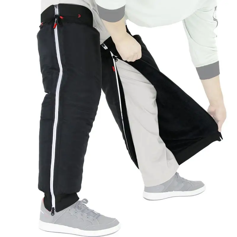 

Теплые мотоциклетные гетры, утепленные гетры для женщин и мужчин, Водонепроницаемые Гетры, снегозащитный наколенник со светоотражающими полосками