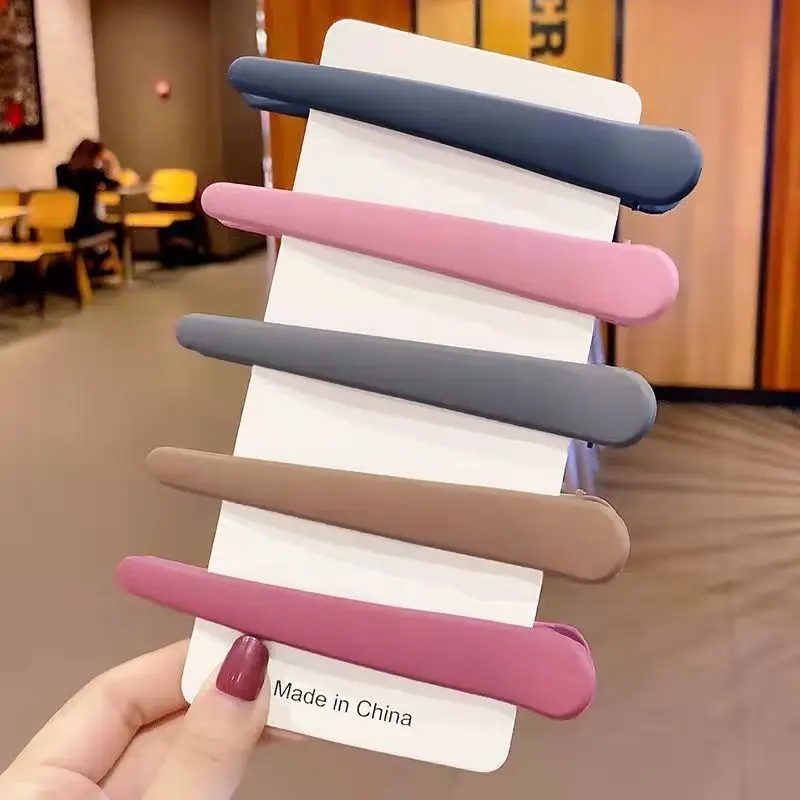 

Korean Style One Line Hair Clips Women Solid Fashion Long Hairpins Headband Headwear Girls Barrettes Hair Pin Hair Accessories