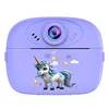 New Thermal Paper Kids Printing Camra Children's Print Camera Photographic Cameras Digital Polaroid HD Audio and Video Card Cam 4