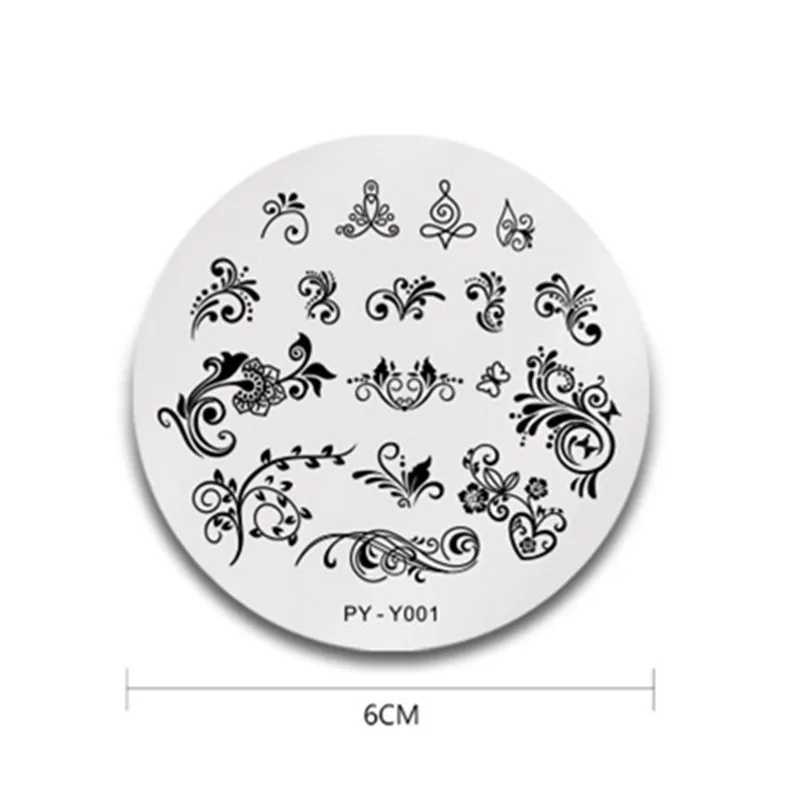 Nail Stamping Plates Stainless Steel Nail Art Image Plate Stamp Template Stencil Tools Stamping Nail Art Manicure Tool 3