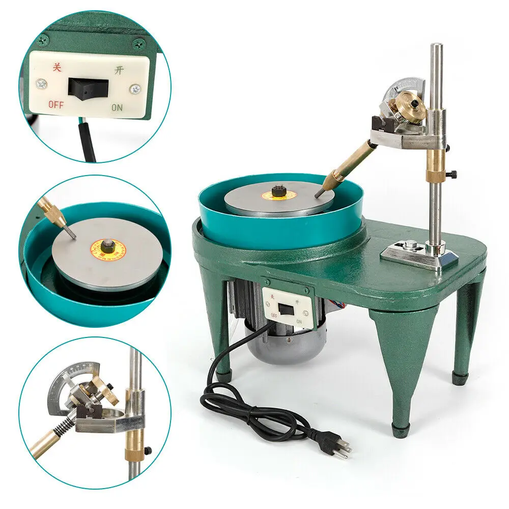 New Gem Faceting Machine Jade Stone Angle Machine Jewelry Polisher Flat  Grinder Speed Adjustable 1800RPM Y - Price history & Review, AliExpress  Seller - H-king Technology Co. Ltd