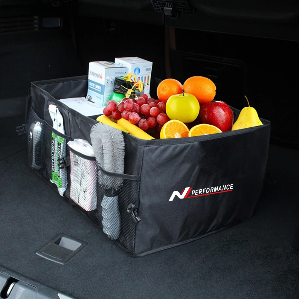 Per Hyundai I30 Kona Veloster Tucson Nx4 Elantra I20 N Nline Sonata N Scatola Portaoggetti Pieghevole Per Bagagliaio Dell'Auto Custodia Per Auto