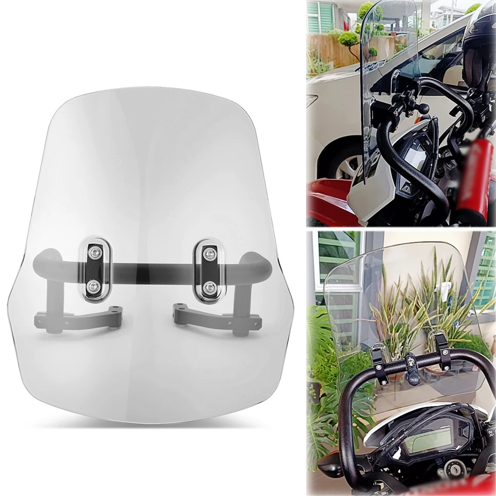 nero) Parabrezza per moto Topteng per Triumph SCRAMBLER 1200 2019-2021