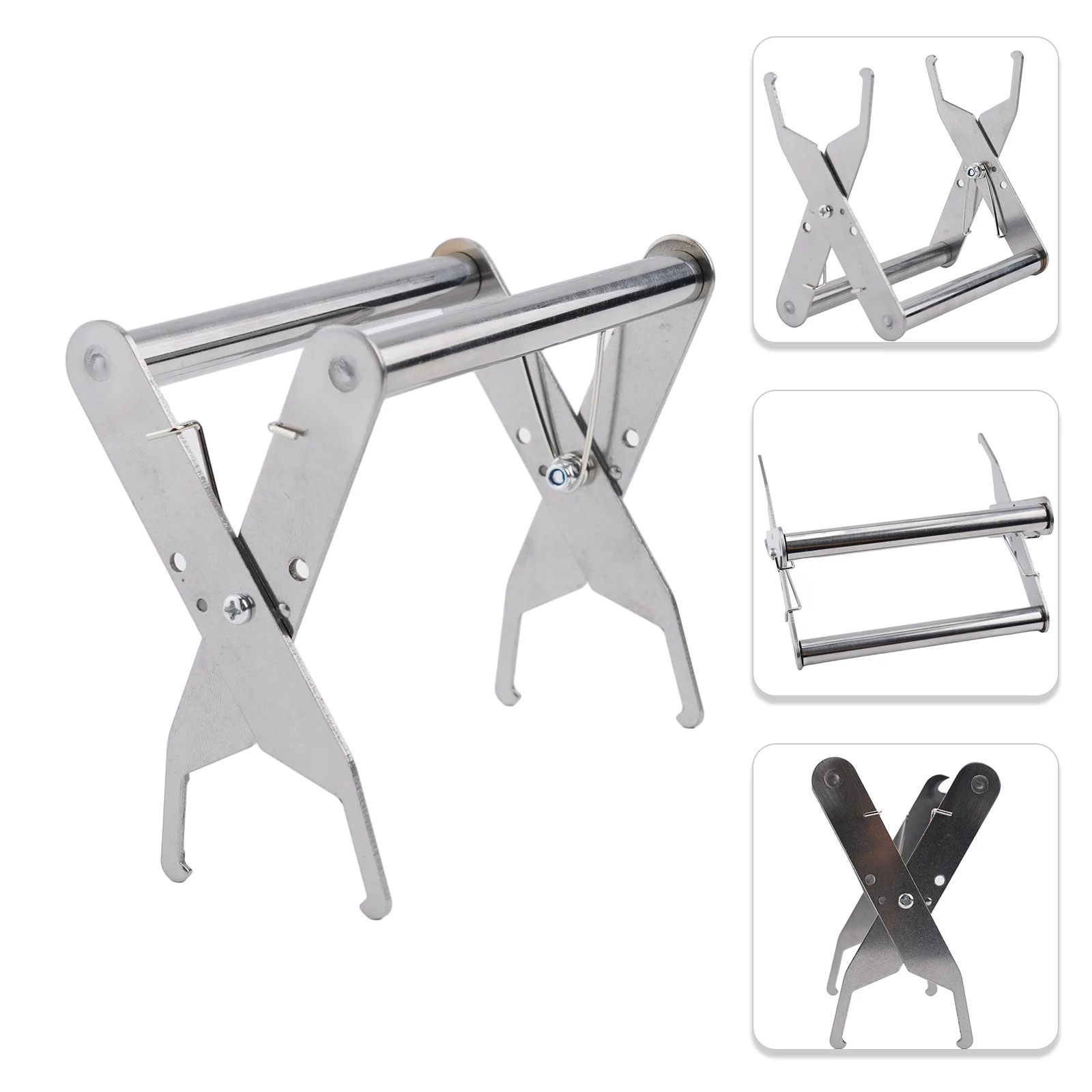 Sturdy Stainless Steel Nest Frame Clamp for Easy Installation and Transportation Compatible with Different Hive Sizes