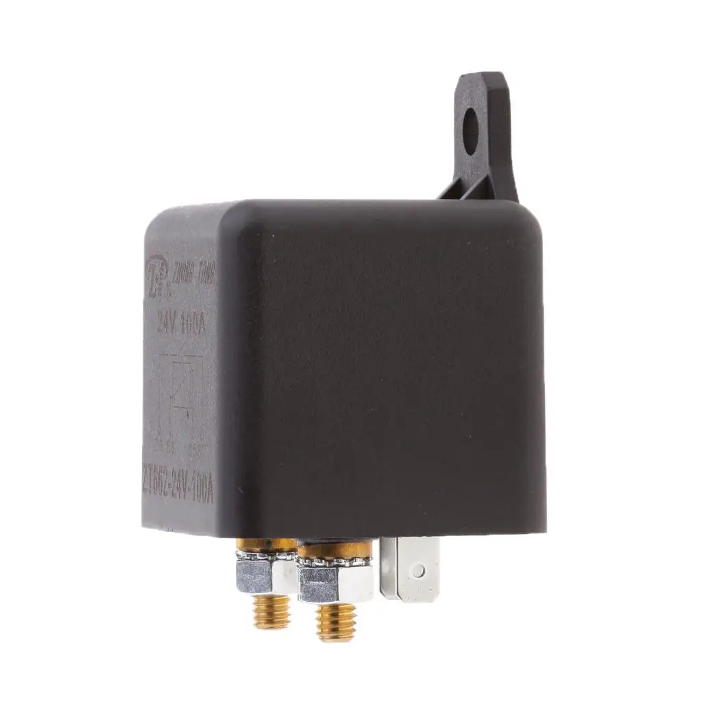 

4 Terminal Over 100A 24V Battery Isolator Relay On/Off Car Power Switch