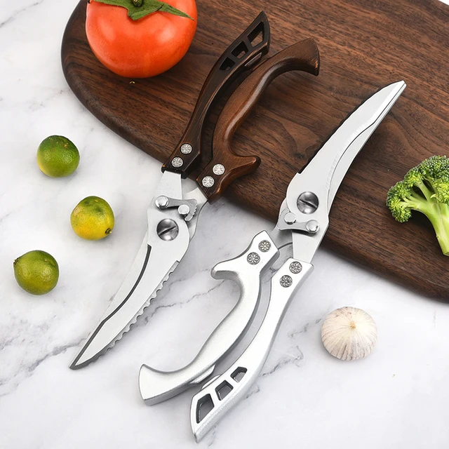 Stainless Steel Kitchen Scissors Cutter  Stainless Steel Knife Board -  Kitchen - Aliexpress