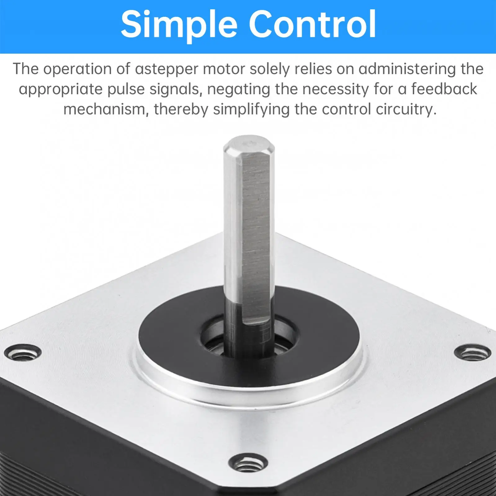 Nema 17 Schrittmotor 48 mm bipolar 2 A 65 N.cm 42 Motor 2 Phase 4 Draht bipolarer Schrittmotor 1,8 Grad für DIY CNC 3D-Drucker – Detail 25
