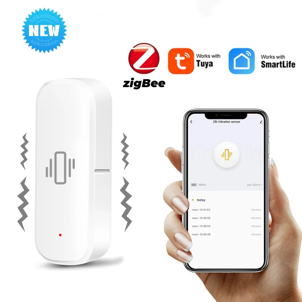 Sensore Vibrazione Smart DollaTek - Rilevatore Movimento E Caduta Per Casa, Compatibile Con Tuya - Foto 11
