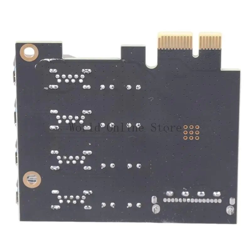 실용적인 PCIe-4 포트 USB 4Pin 카드 어댑터 카드 데스크탑 마더 보드 87HC 용 데스크탑 USB PCIE USB 3.2 확장 카드