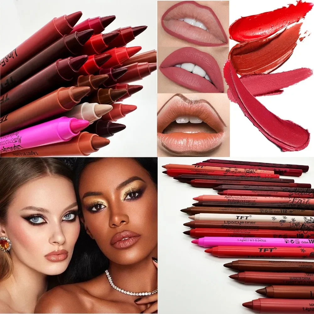20 Color Slim Lip Liner Pencil Lip Outline Matte Nude Lipstick Contouring Tint Waterproof Crayon Pen Makeup lip liner lip liner pencil lipliner pencil