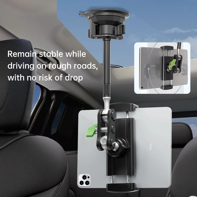 Suporte Flexível Universal da Braçadeira da Tabuleta de Lanparte com Montagem da Sucção para a 12 Comprimidos para Ipad - Imagem 6