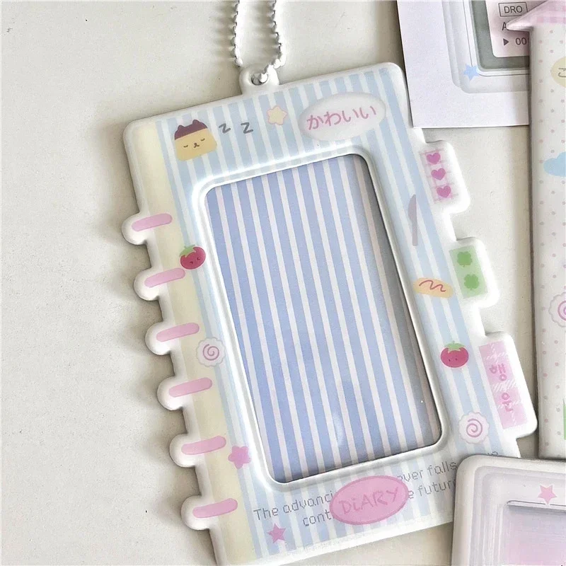 Korean Ins Cute Camera Phone Design Idol Card Holder Girl Photocard Holder Sleeves Protective Collect Pendants Gift 5