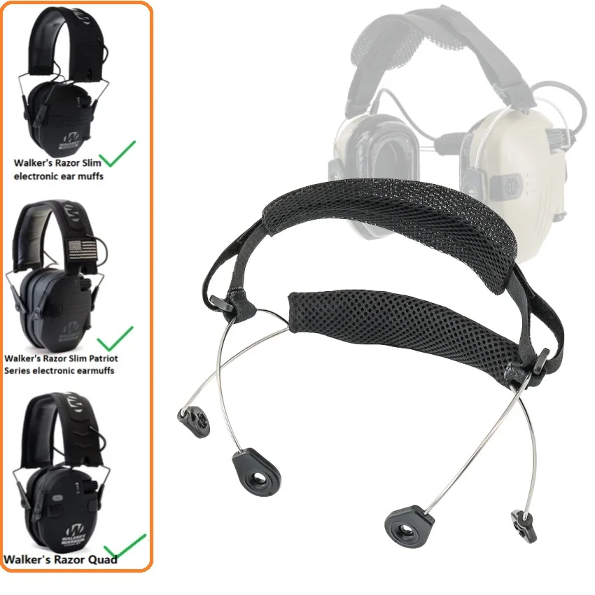 Shooting Earmuffs Adapter for Walker's Razor Tactical Headset Active Ear Protection Electronic Airsoft Shooting Hunting Headphon