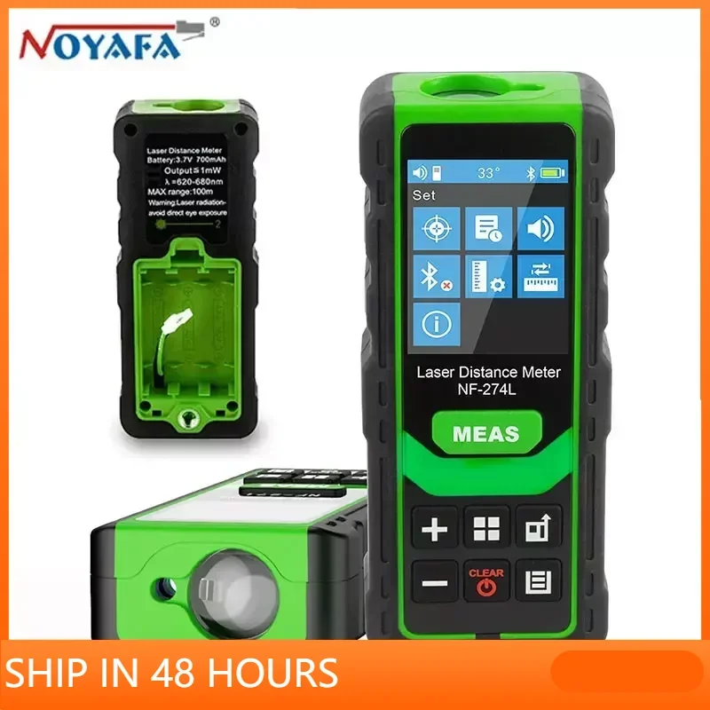 

Строительный лазерный дальномер NOYAFA, 60 м, 80 м, 100 м, дальномер, лазерная рулетка, дальномер, измерительный электронный уровень, инструмент для тестирования