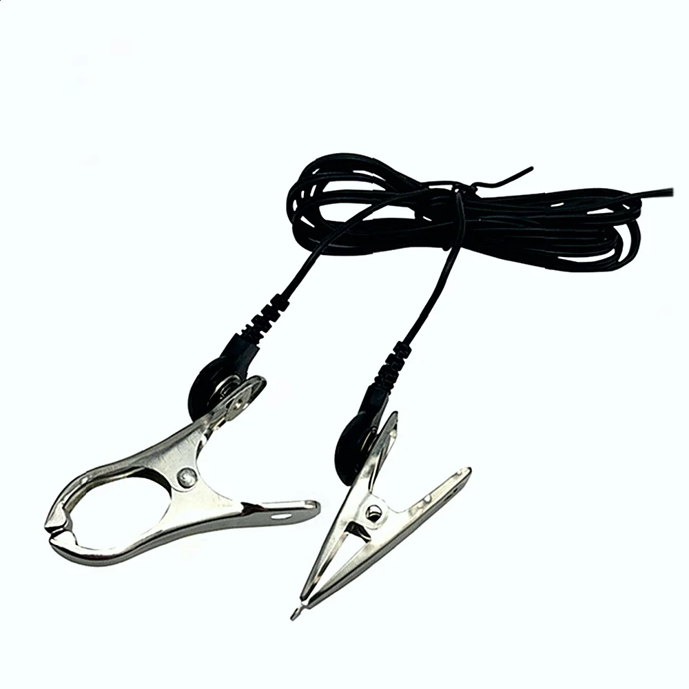 Adult Games Electric Shock Set Nipple Clip Chain Nipple Clamps Adjustable BDSM Nipple Clamps For Exciting Sexual Pleasure