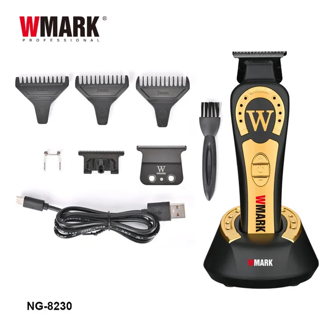 新しい WMARK NG-8230 バリカンオイルヘッド彫刻電気バリカン