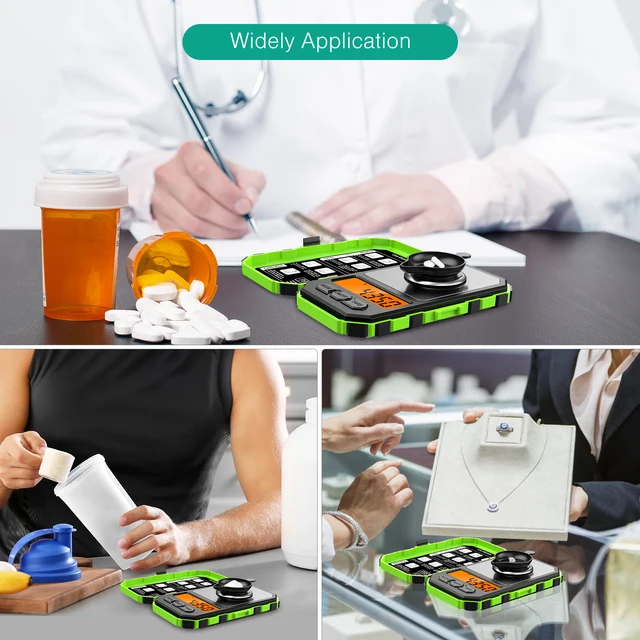 Bilancia Digitale Milligrammo 50g X 0.001g - Precisione Lab Con Pesi Calibrazione E Pinzette - Foto 2