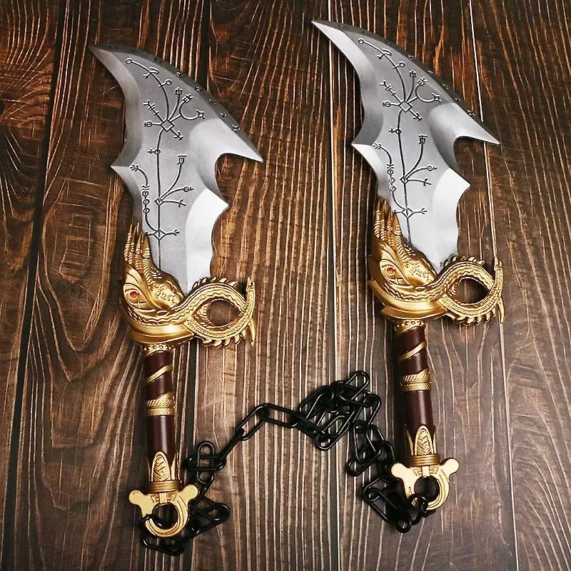 45cm God of War 4 Sword Kratos Cosplay Prop Sabre PU Athena Blade Chaos Ghost Leviathan AXE Real Size Japanese Katana Kid Toy cosplay sword
