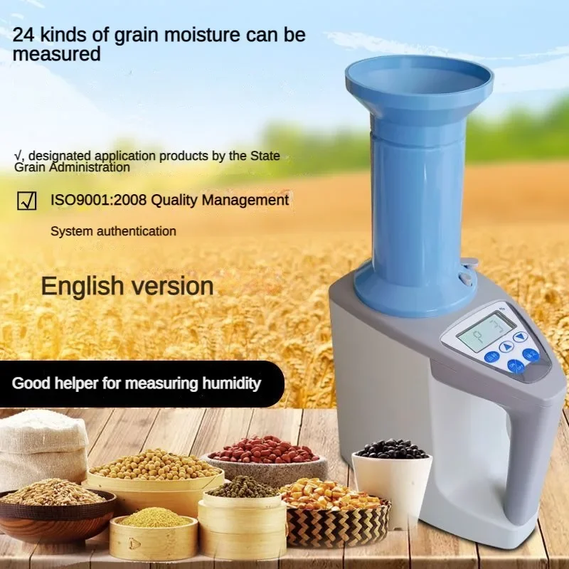 Digital Grain Corn Rice Wheat Moisture Humidity Gauge Meter Tester Detector grain moisture meter