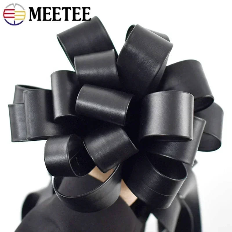 Soft Flat Leather Cord String Rope DIY Necklace Bracelet Jewelry Making Clothes Bags Edge Accessories 5/10M 3-50mm cotton cords
