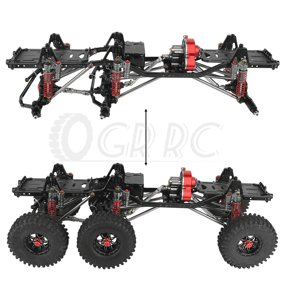Zerodis Essieu avant RC Essieu de Portail Avant en Métal de Chenille Télécommandée pour Axial Zerodis Essieu avant RC Essieu de Portail Avant en Métal de Chenille Télécommandée pour Axial
