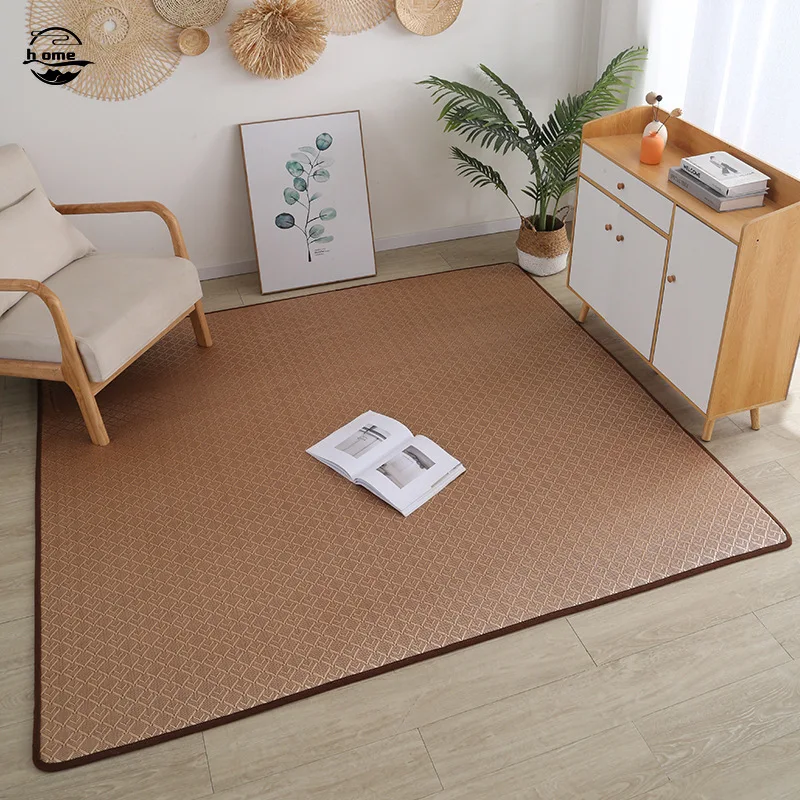 

Summer Japanese Tatami Rugs and Carpets for Home Living Room Folding Mat Bedroom Rug Stitching Mat Rattan Crawl Colchones A